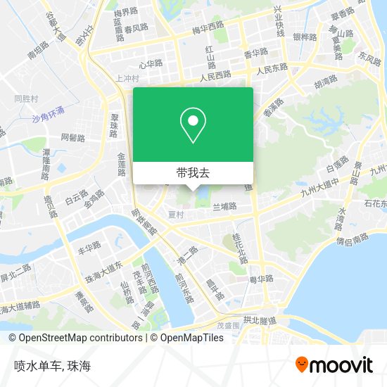 喷水单车地图