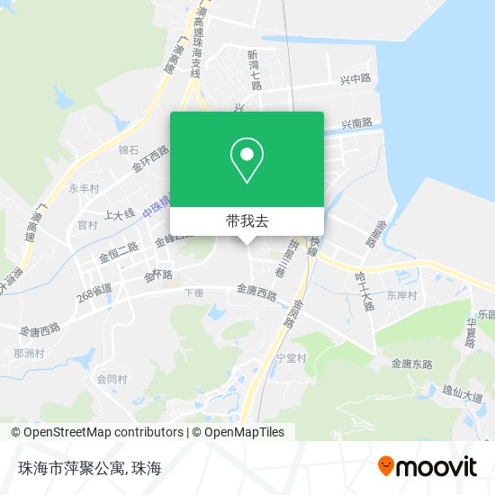 珠海市萍聚公寓地图