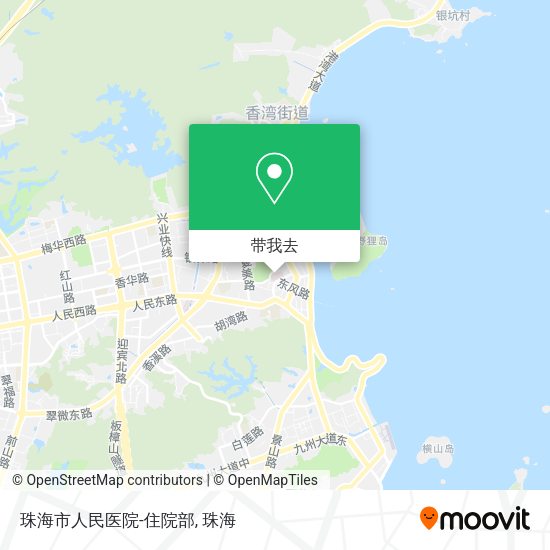 珠海市人民医院-住院部地图