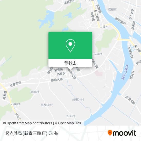 起点造型(新青三路店)地图