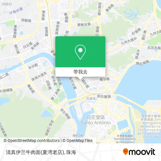 清真伊兰牛肉面(夏湾老店)地图