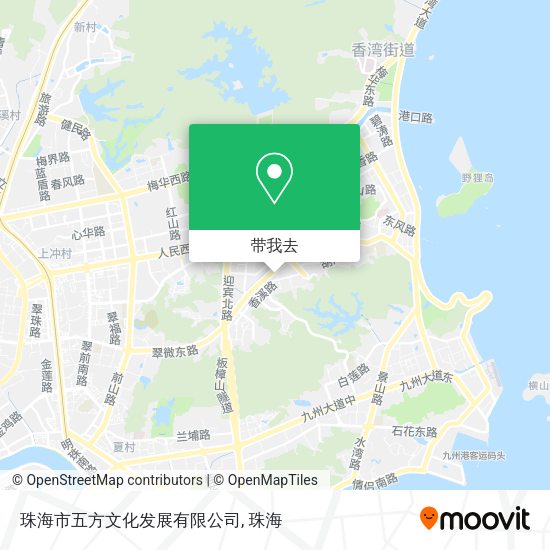 珠海市五方文化发展有限公司地图