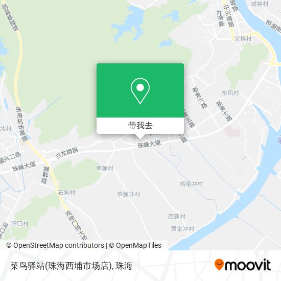 菜鸟驿站(珠海西埔市场店)地图