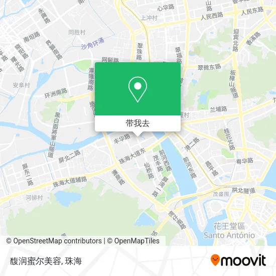 馥润蜜尔美容地图