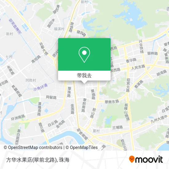 方华水果店(翠前北路)地图