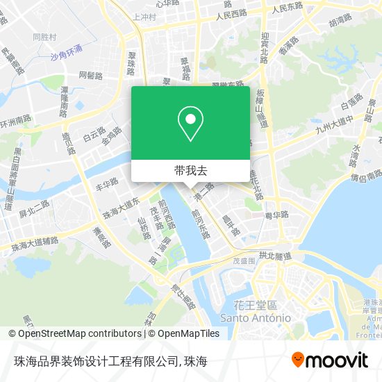 珠海品界装饰设计工程有限公司地图