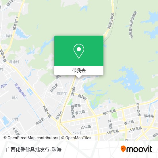 广西佬香佛具批发行地图
