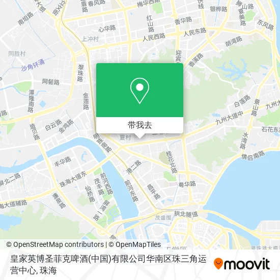 皇家英博圣菲克啤酒(中国)有限公司华南区珠三角运营中心地图