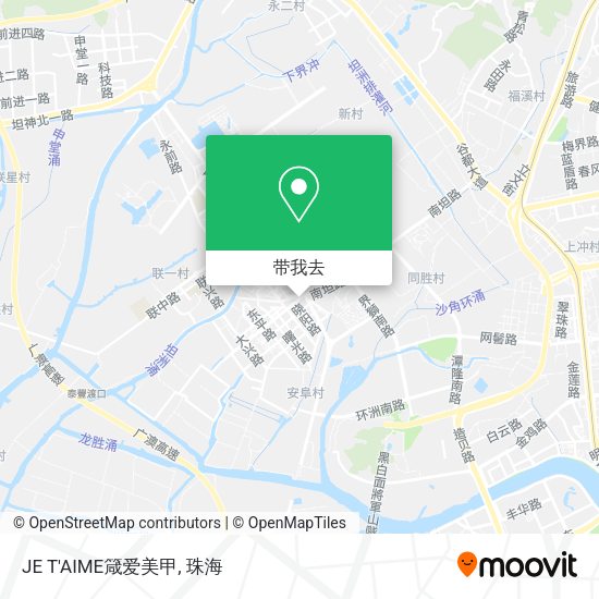 JE T'AIME箴爱美甲地图