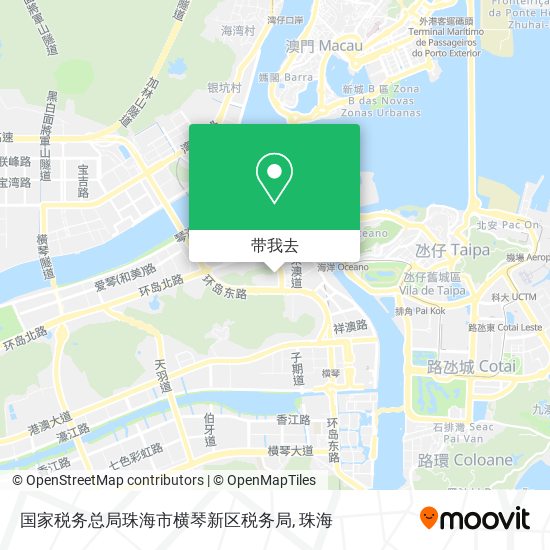 国家税务总局珠海市横琴新区税务局地图
