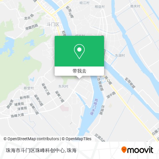 珠海市斗门区珠峰科创中心地图