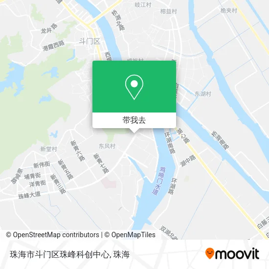 珠海市斗门区珠峰科创中心地图