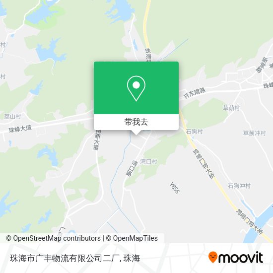 珠海市广丰物流有限公司二厂地图