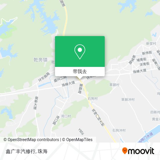 鑫广丰汽修行地图