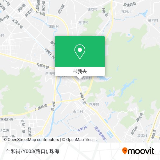 仁和街/Y003(路口)地图
