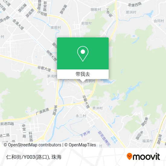 仁和街/Y003(路口)地图