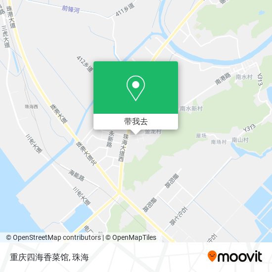 重庆四海香菜馆地图