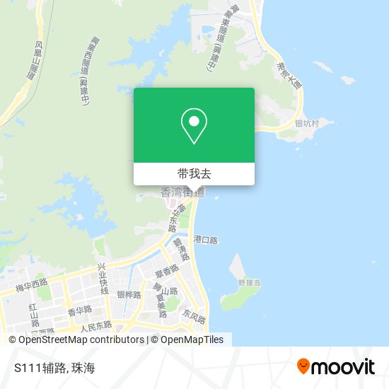 S111辅路地图