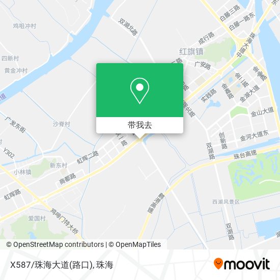 X587/珠海大道(路口)地图