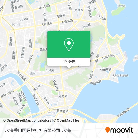 珠海香山国际旅行社有限公司地图