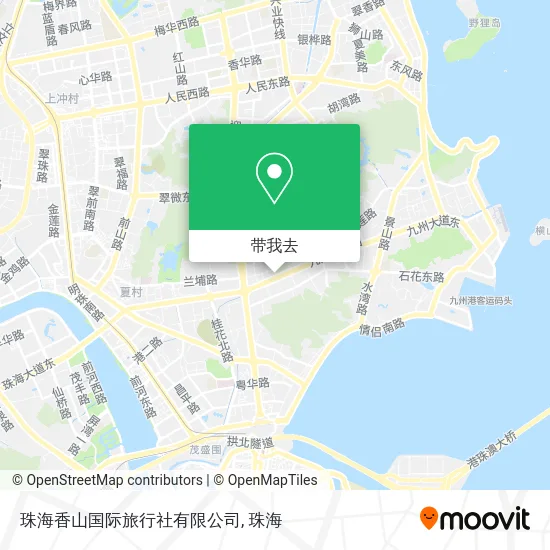 珠海香山国际旅行社有限公司地图