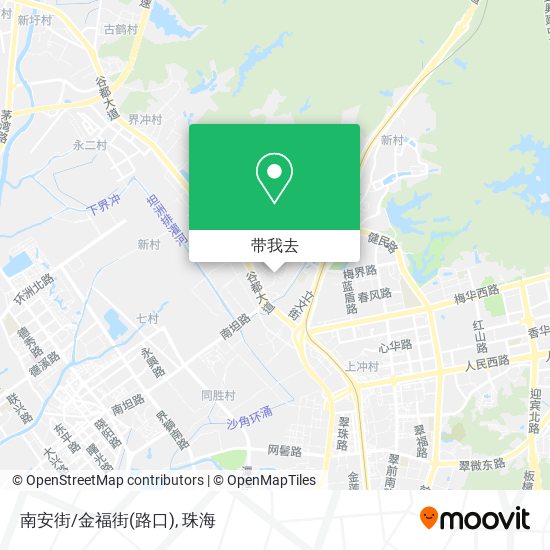 南安街/金福街(路口)地图