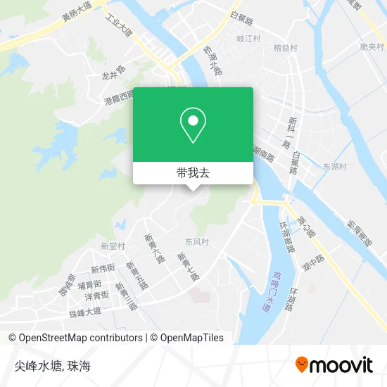 尖峰水塘地图
