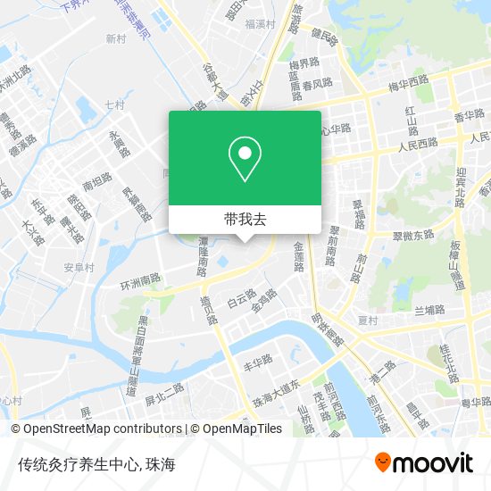 传统灸疗养生中心地图