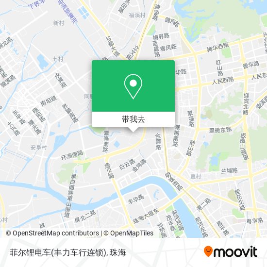 菲尔锂电车(丰力车行连锁)地图