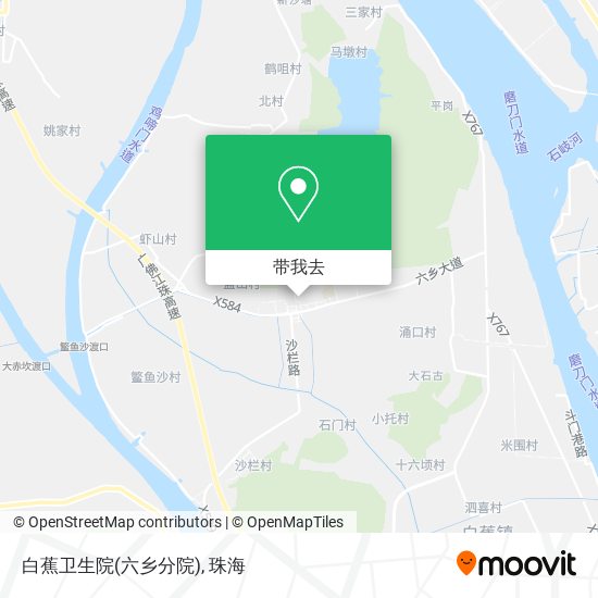 白蕉卫生院(六乡分院)地图