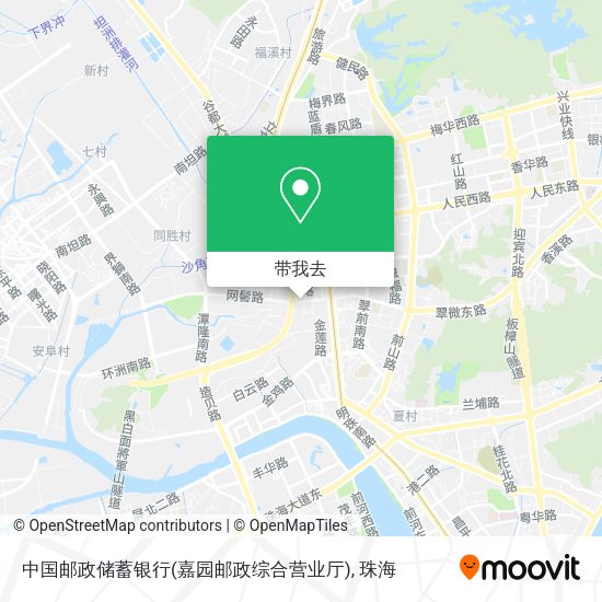 中国邮政储蓄银行(嘉园邮政综合营业厅)地图