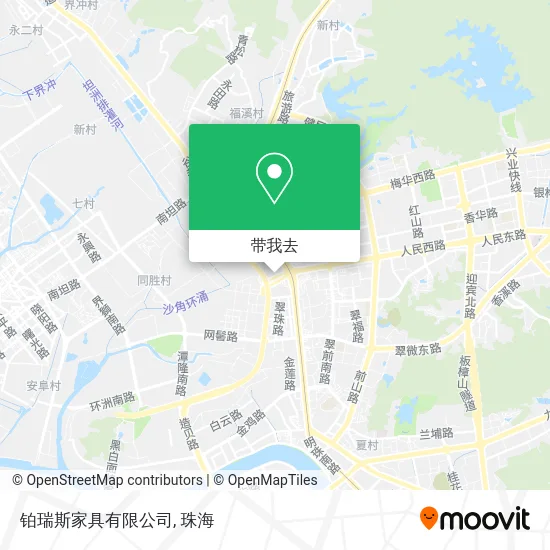 铂瑞斯家具有限公司地图