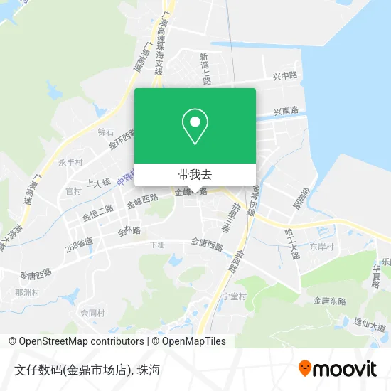 文仔数码(金鼎市场店)地图
