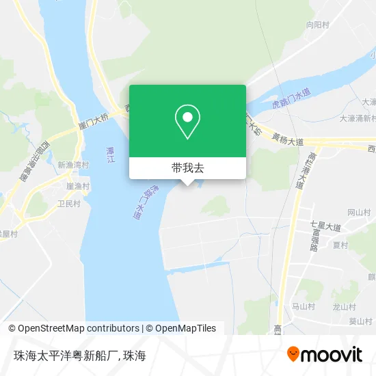 珠海太平洋粤新船厂地图