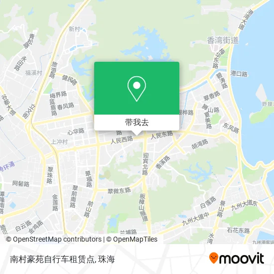 南村豪苑自行车租赁点地图