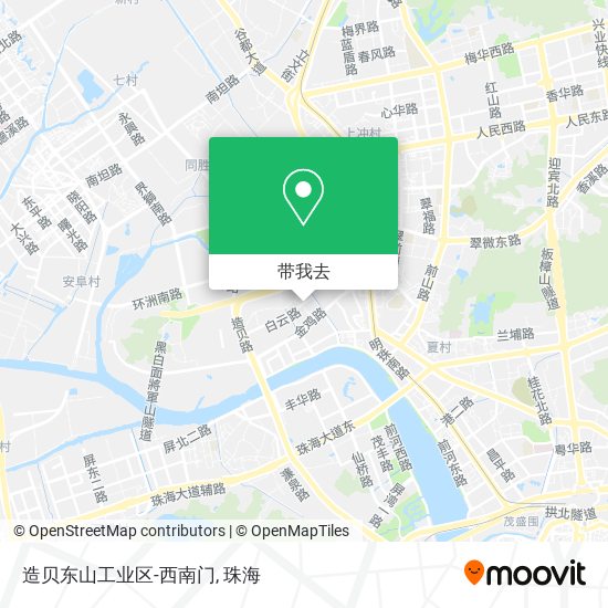 造贝东山工业区-西南门地图