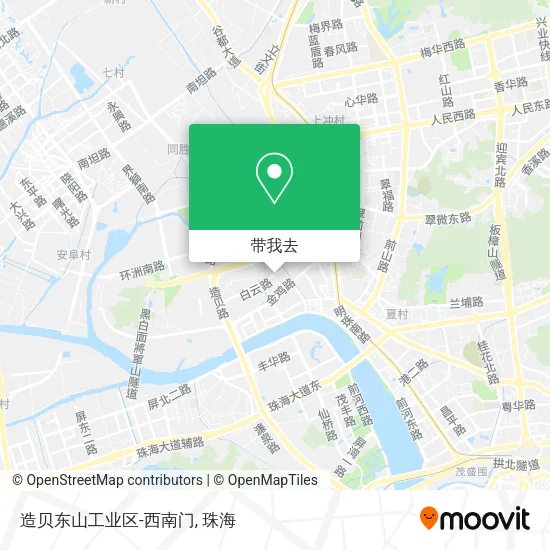 造贝东山工业区-西南门地图