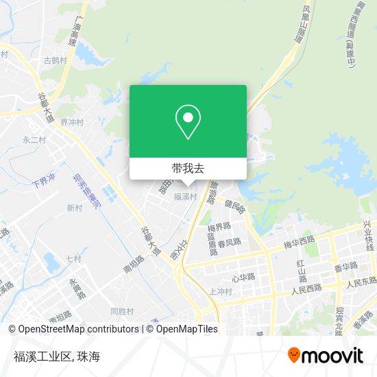 福溪工业区地图