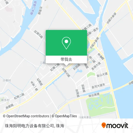珠海阳明电力设备有限公司地图