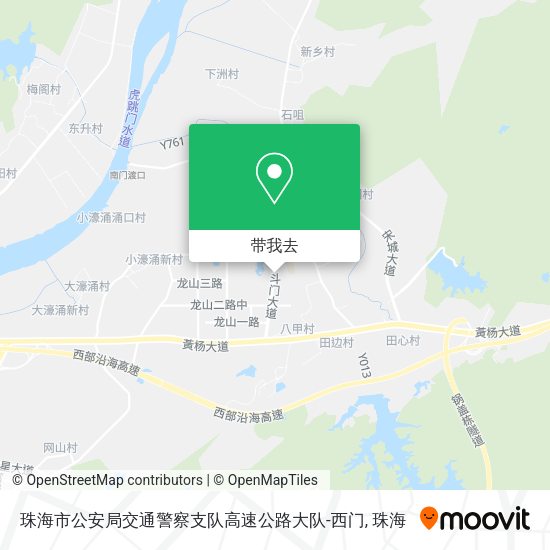 珠海市公安局交通警察支队高速公路大队-西门地图