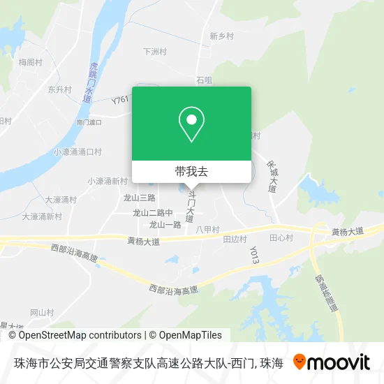 珠海市公安局交通警察支队高速公路大队-西门地图
