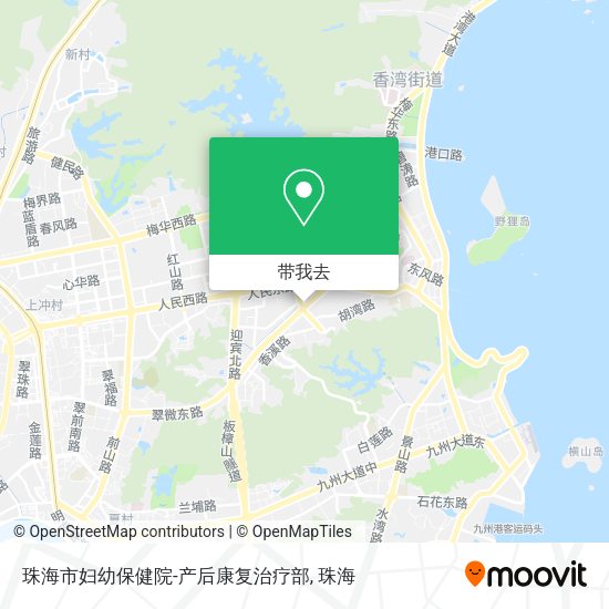 珠海市妇幼保健院-产后康复治疗部地图