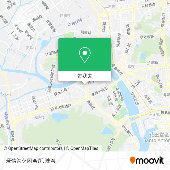 爱情海休闲会所地图