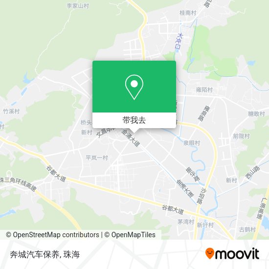 奔城汽车保养地图