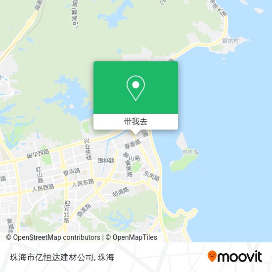 珠海市亿恒达建材公司地图