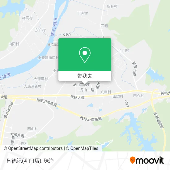 肯德记(斗门店)地图