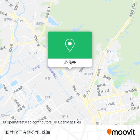 腾胜化工有限公司地图