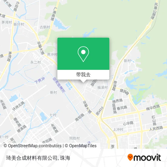 琦美合成材料有限公司地图
