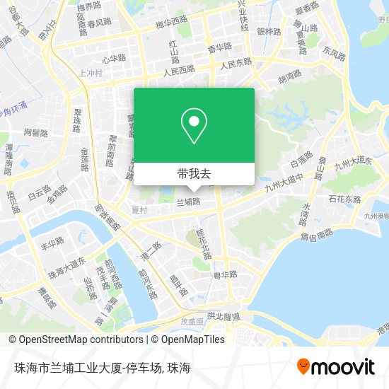 珠海市兰埔工业大厦-停车场地图