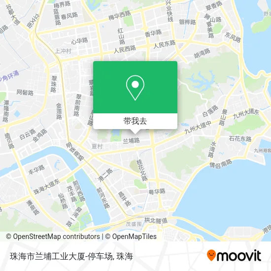 珠海市兰埔工业大厦-停车场地图